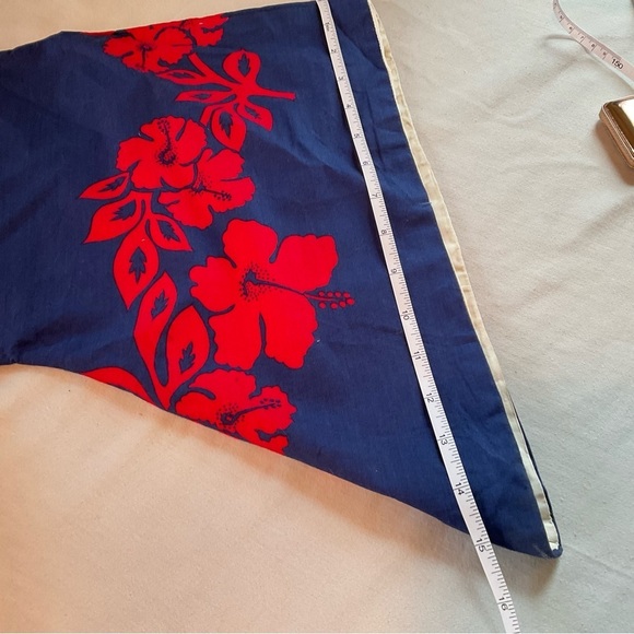 Floral Maxi Dress in Red and Blue - Picture 9 of 11